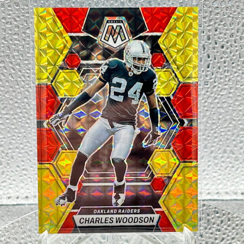 Charles Woodson 'd 45/80 Mosaic RED YELLOW Fusion 2023 Green Bay