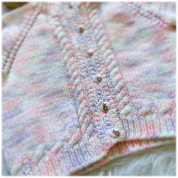 Vintage hand-knit Peter Rabbit cardigan - image 3