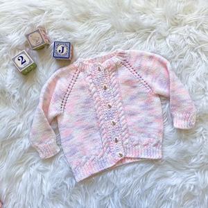 Vintage Handgestrickte Peter Hase Strickjacke