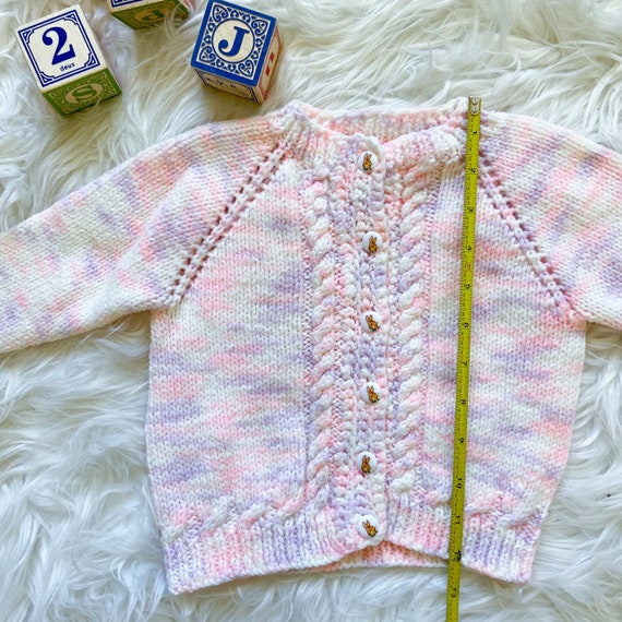 Vintage hand-knit Peter Rabbit cardigan - image 5