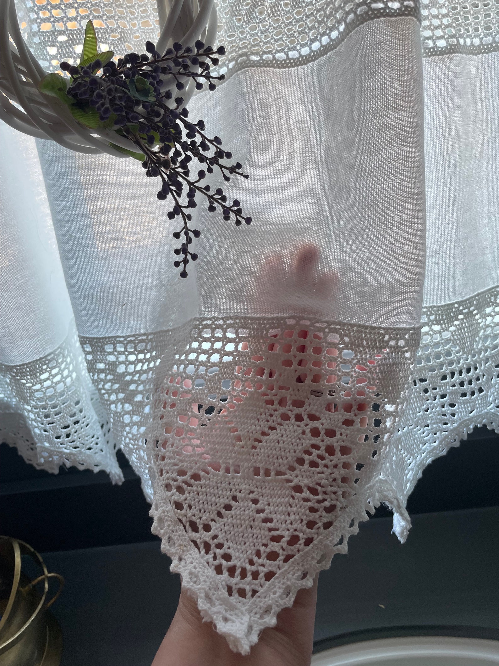 Weiße Tüllvorhänge Mit Stickerei - Luxuriöse Vorhänge Für Wohnzimmer & Schlafzimmer