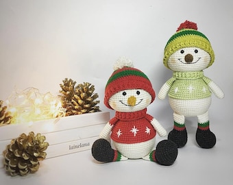 Kleiner Schneemann Häkelanleitung (PDF)