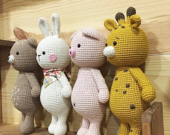 Bisto Freunde (Hase-Giraffe-Bär-Schwein) gehören Rasseln