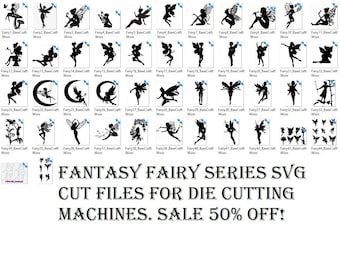 Fantasy Fairy  Series Svg Cut Files For Die Cutting Machines Cricut Silhouette etc.