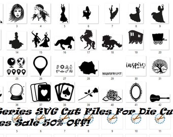 Gypsy Series SVG Cut Files For Die Cutting Machines Cricut Silhouette