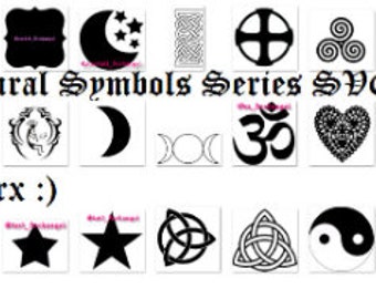 Assorted Symbols Svg Cut Files For Die Cutting Machines Cricut Silhouette etc.