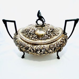 S.Kirk & Son 11oz Soup Tureen Coin Silver 1860s
