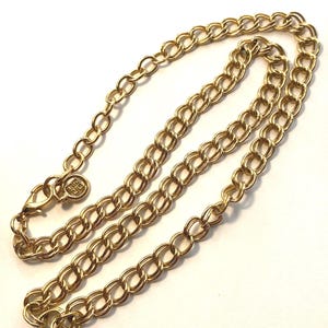 90s Givenchy Chain Double Link Gold Plated