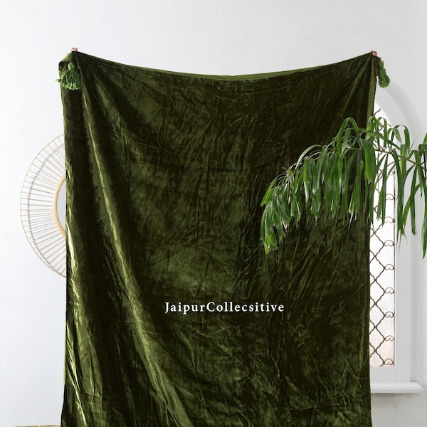 Velvet Throw Blanket Etsy