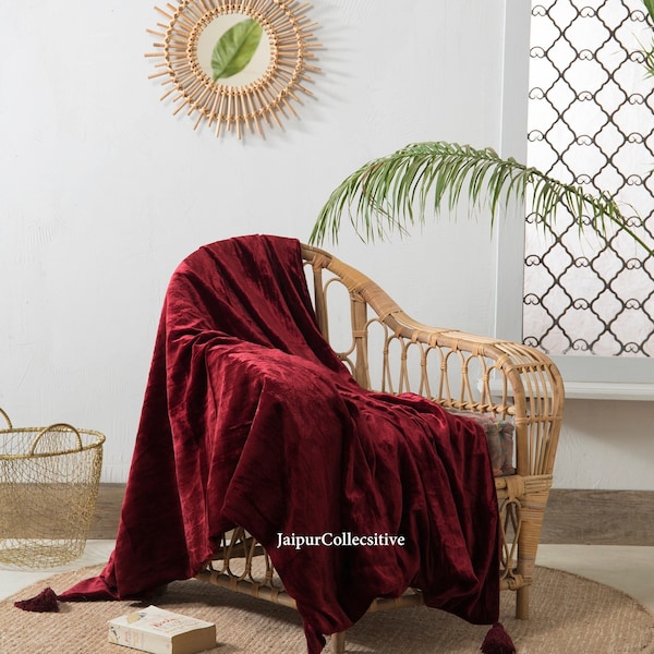 Velvet Throw Blanket Etsy