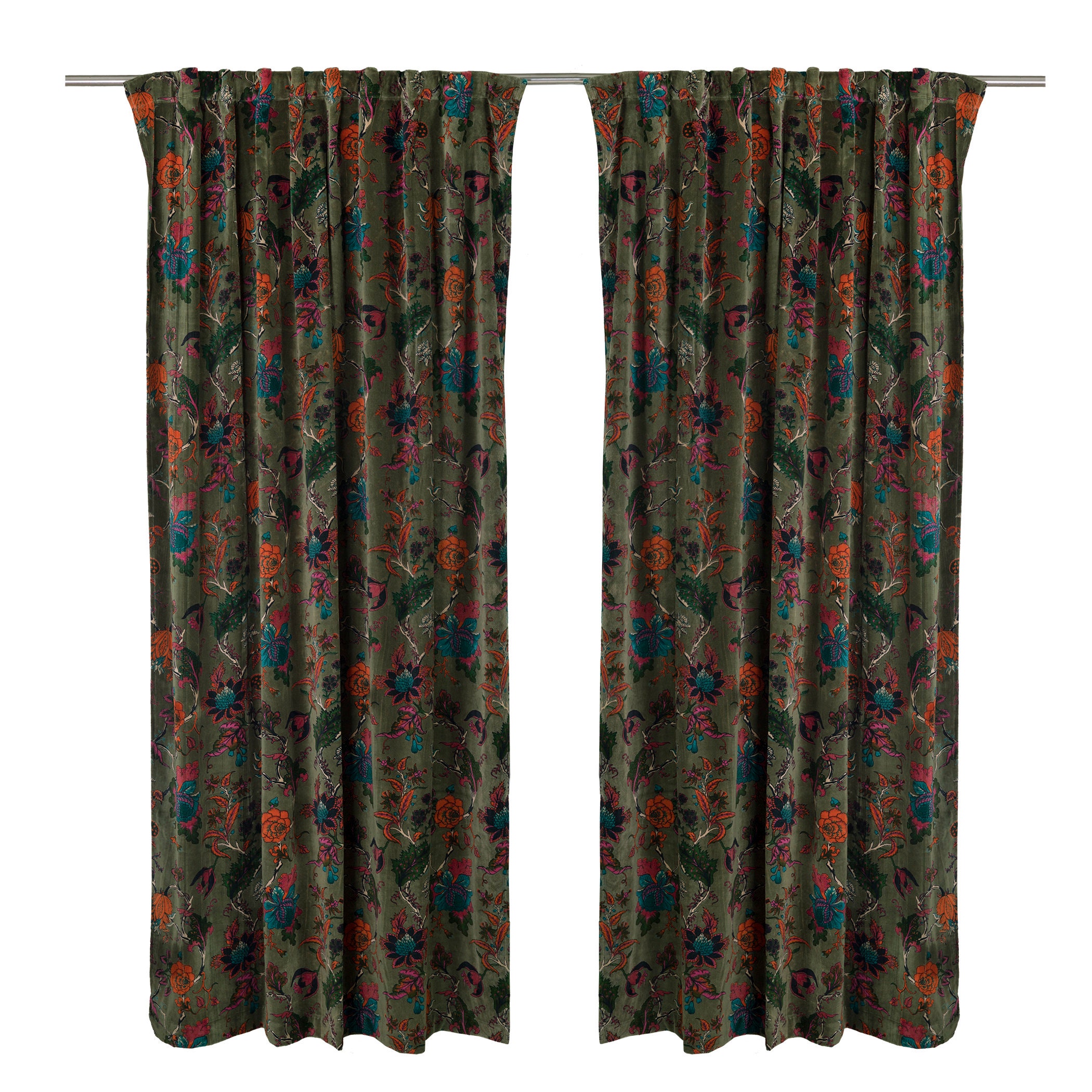 SamtVorhänge Luxus Vorhänge für Wohnzimmer & Schlafzimmer | Etsy