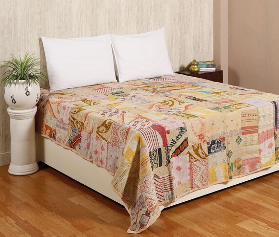 Kantha quilt online queen