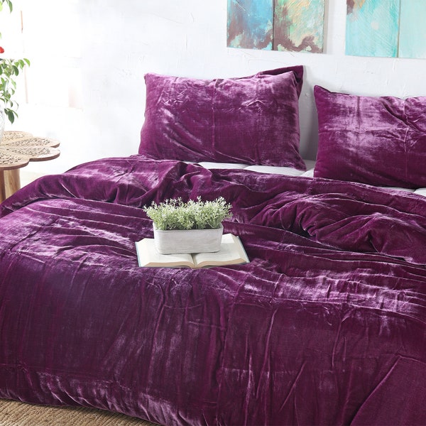 Purple Duvet Cover Etsy