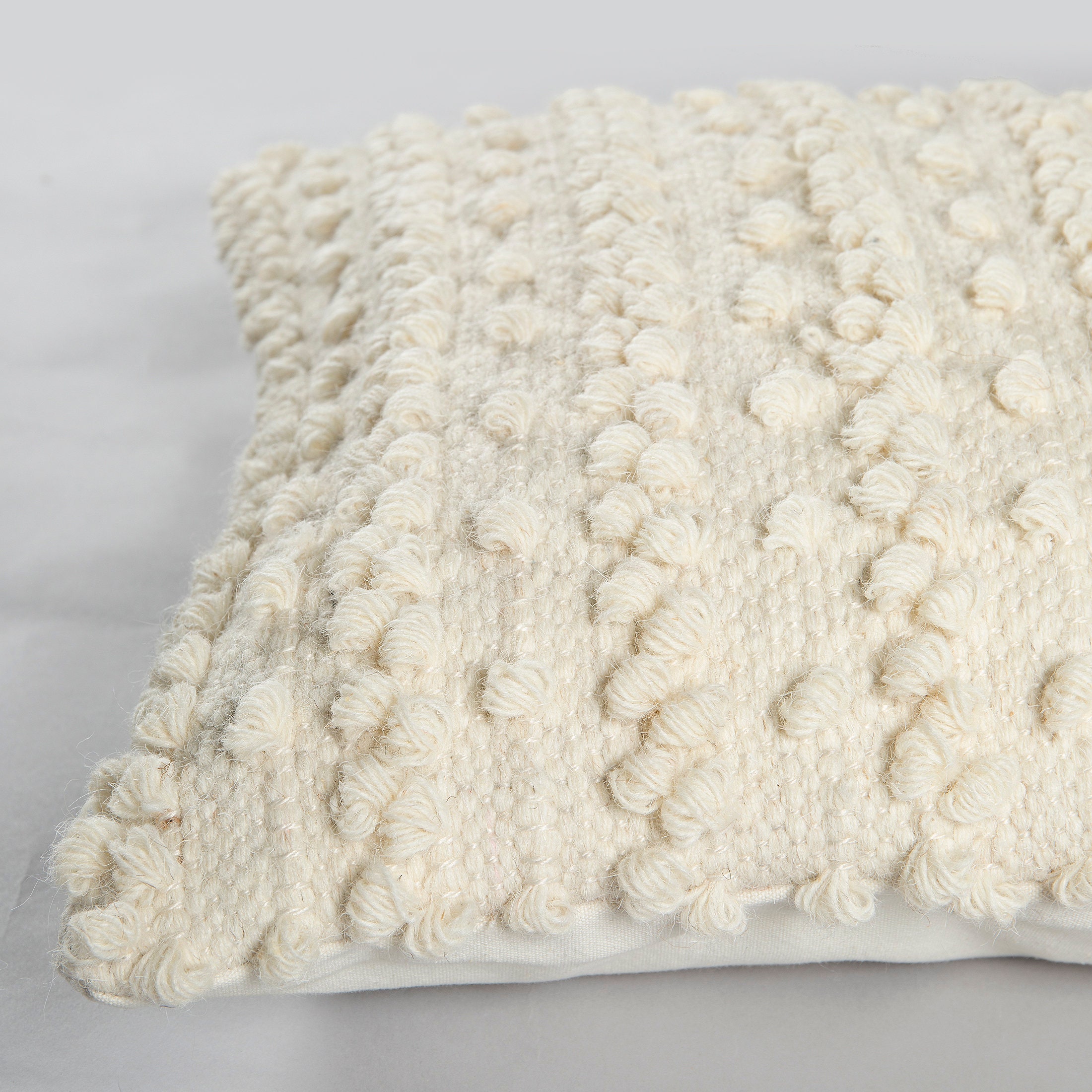 Almohada Boho blanca almohada Boho funda de almohada Boho | Etsy