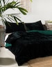 3 Pieces Set Luxury Crushed Green Velvet Duvet Cover Boho Bedding UO Comforter Cover Donna Cover Quilt Cover Duvet Velvet Bedding King Size 