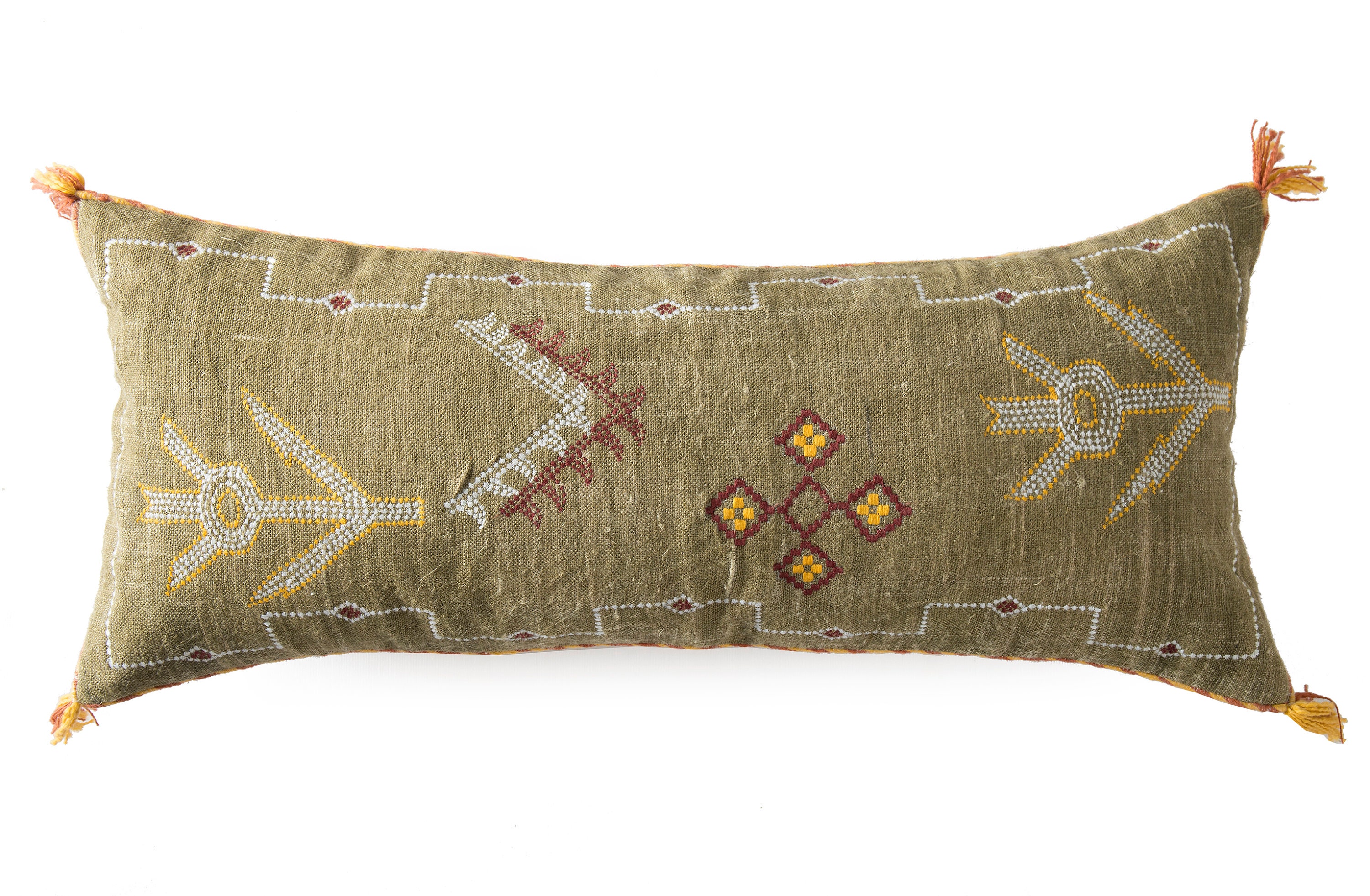 Cactus Silk Lumbar Pillow Rustic Throw Pillow Extra Long Etsy