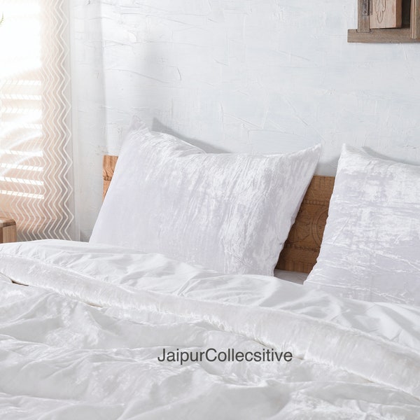Velvet Duvet Cover Queen Etsy