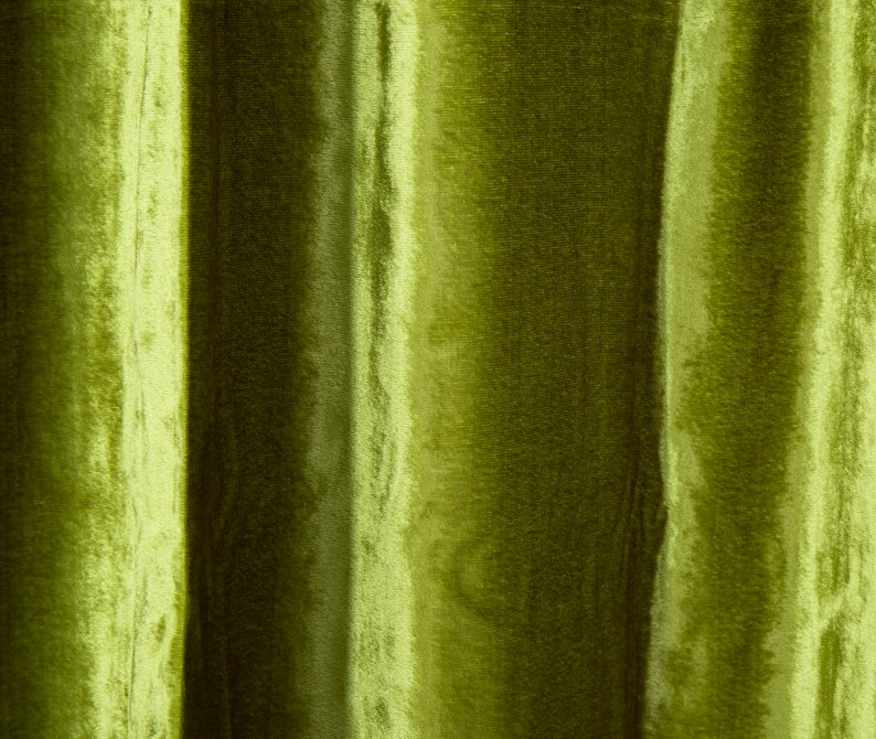 Luxury Velvet Curtain Green Velvet Curtain Bohemian Window Curtain Living Room Curtain Room Divider Closet Curtain High Quality Extra Large 画像 5