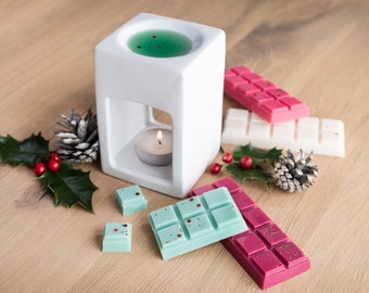 50G Christmas Highly Scented Wax Melt Bars for Tealight Burner - Free P&P - Many fragrances