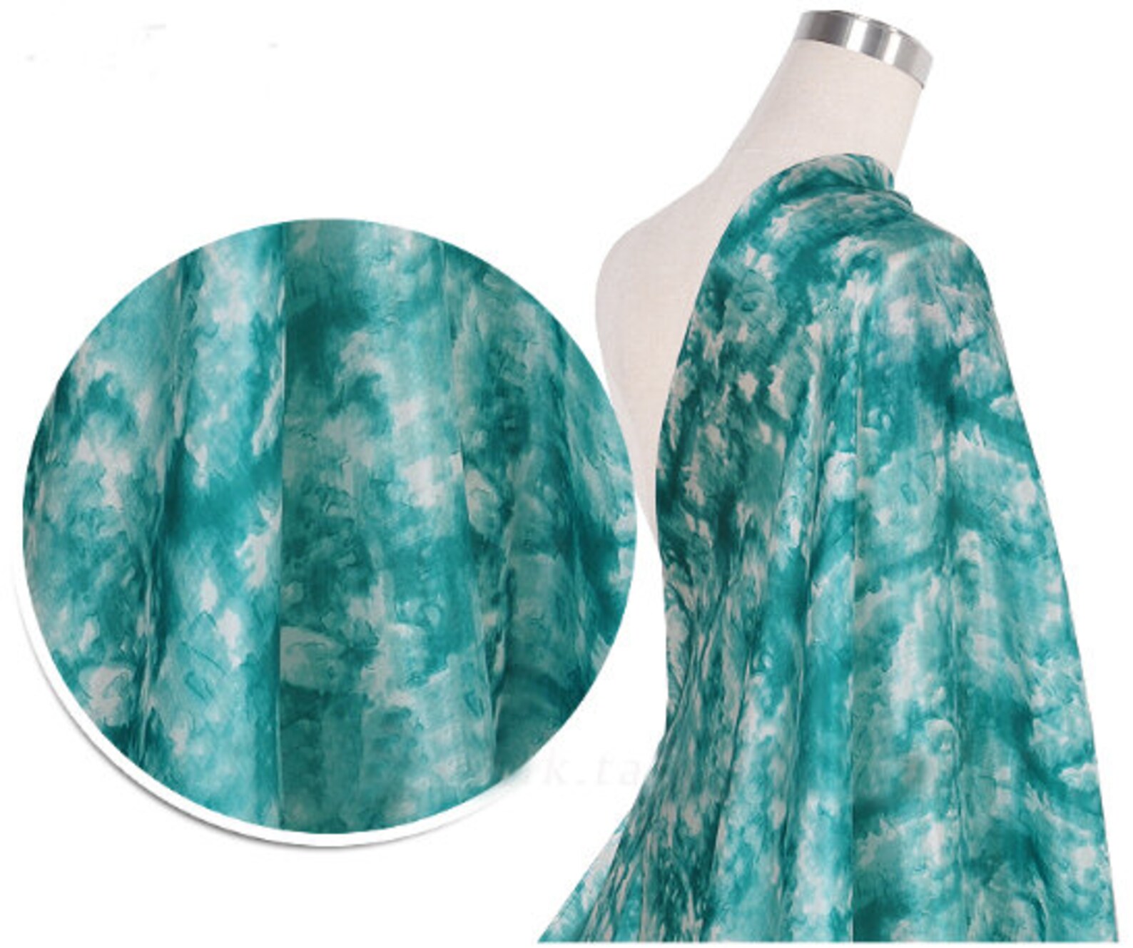 Pastel Green Silk Chiffon Fabric colorful silk fabric By The Etsy