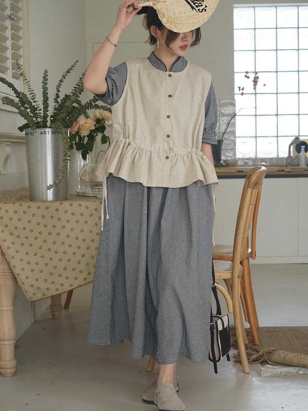 Linen Tank Tops Linen Sleeveless Top Fall Tops Natural Linen Etsy