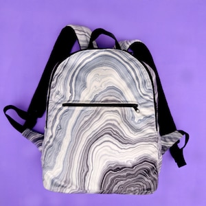 Sac à dos toile homme gris noir, sac à dos de voyage imprimé en bois, sac à dos Hipster, imprimé Boho, sac à dos lumineux pour femmes, sac à dos hippie
