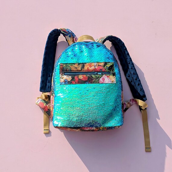 girls sparkly backpack