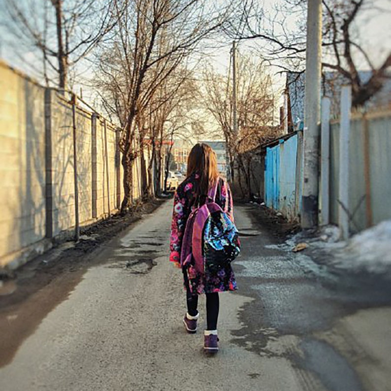 Girls backpack Hipster backpack Moveable Sequin Purple Backpack Reversible Sequin Multycolor Backpack Blue Backpack Women Backpack