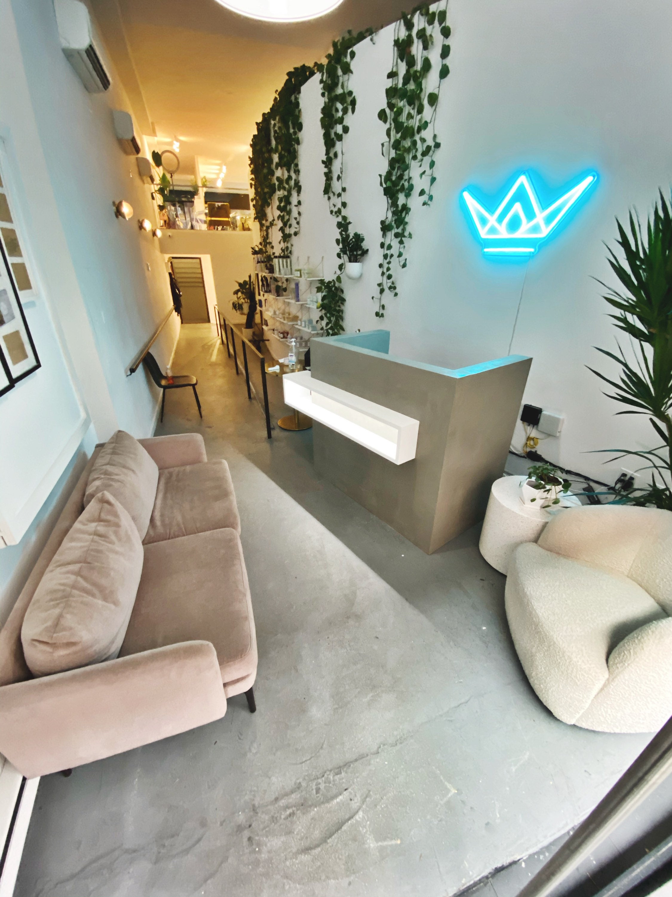 Made to Order Modern Minimalist Concrete Reception Desk | Etsy