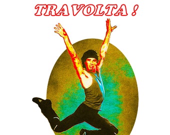 John Travolta: A Celebration! T-shirt / Staying Alive Tony Manero Bay Ridge Brooklyn Saturday Night Fever Grease Flashdance Danny Zuko Odd