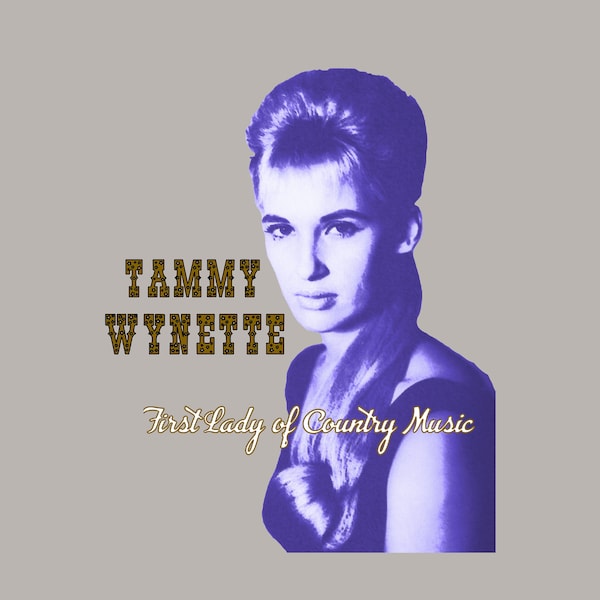 Tammy Wynette First Lady of Country Music T-Shirt / George Jones Grand Ole Opry Classic Country Western 1960 D-I-V-O-R-C-E Stand By Your Man