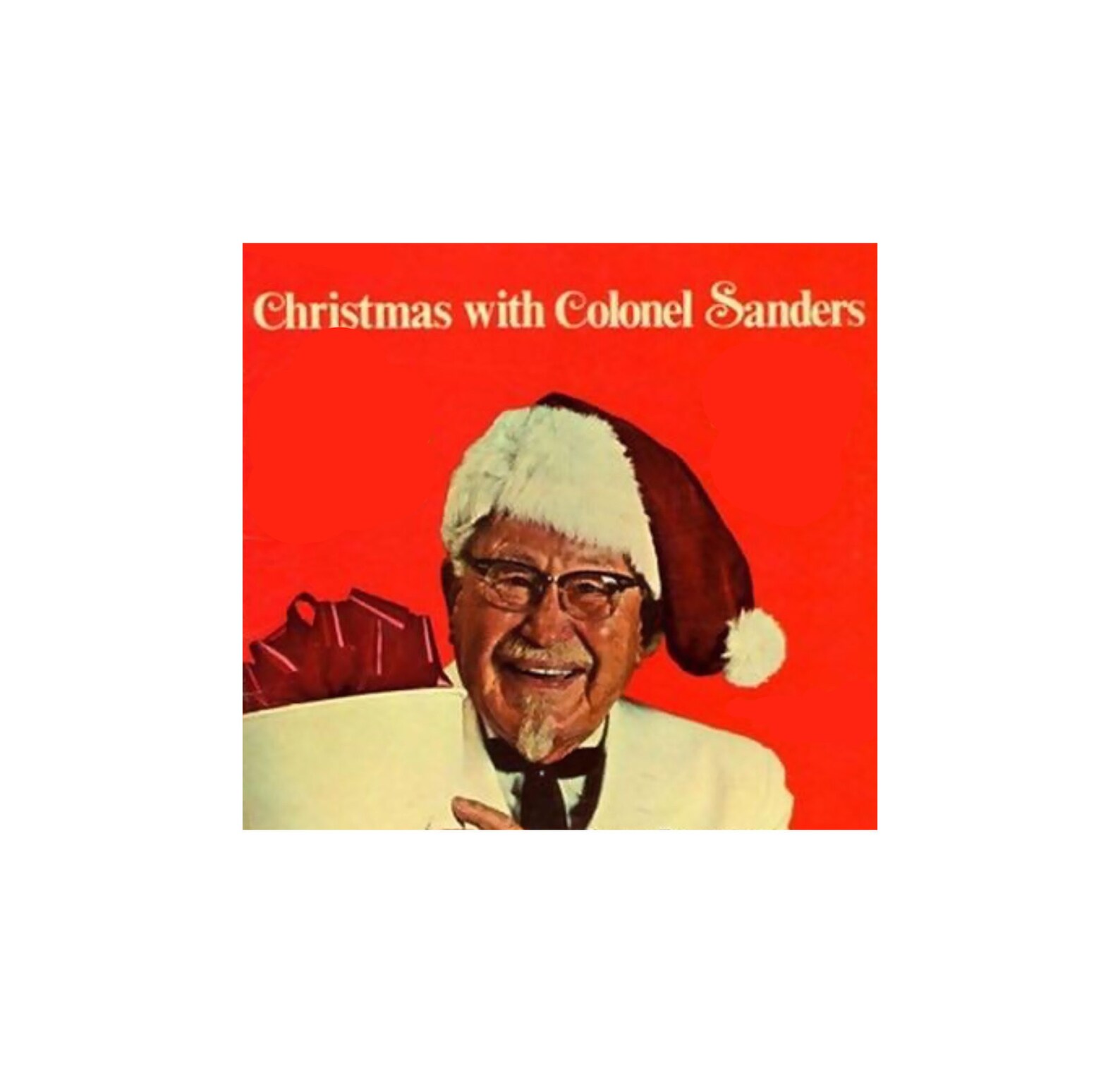 Christmas With Colonel Sanders Tshirt / Gift for Weirdo Etsy