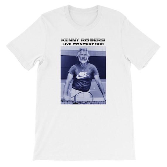 Tee shirt new adult unisex country music legend Kenny Rogers cotton t shirt