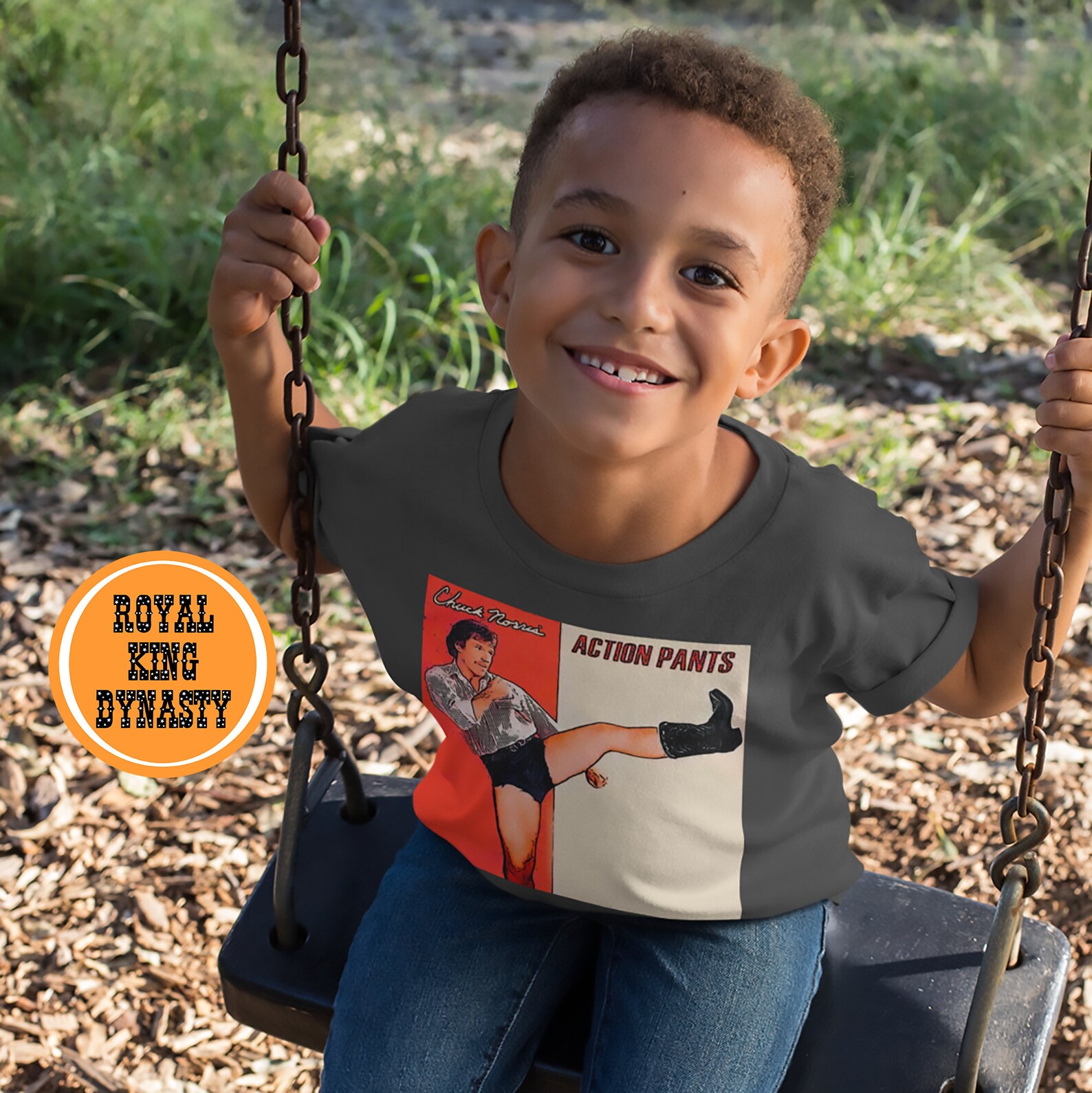 Chuck Norris Action Pants Tshirt Etsy