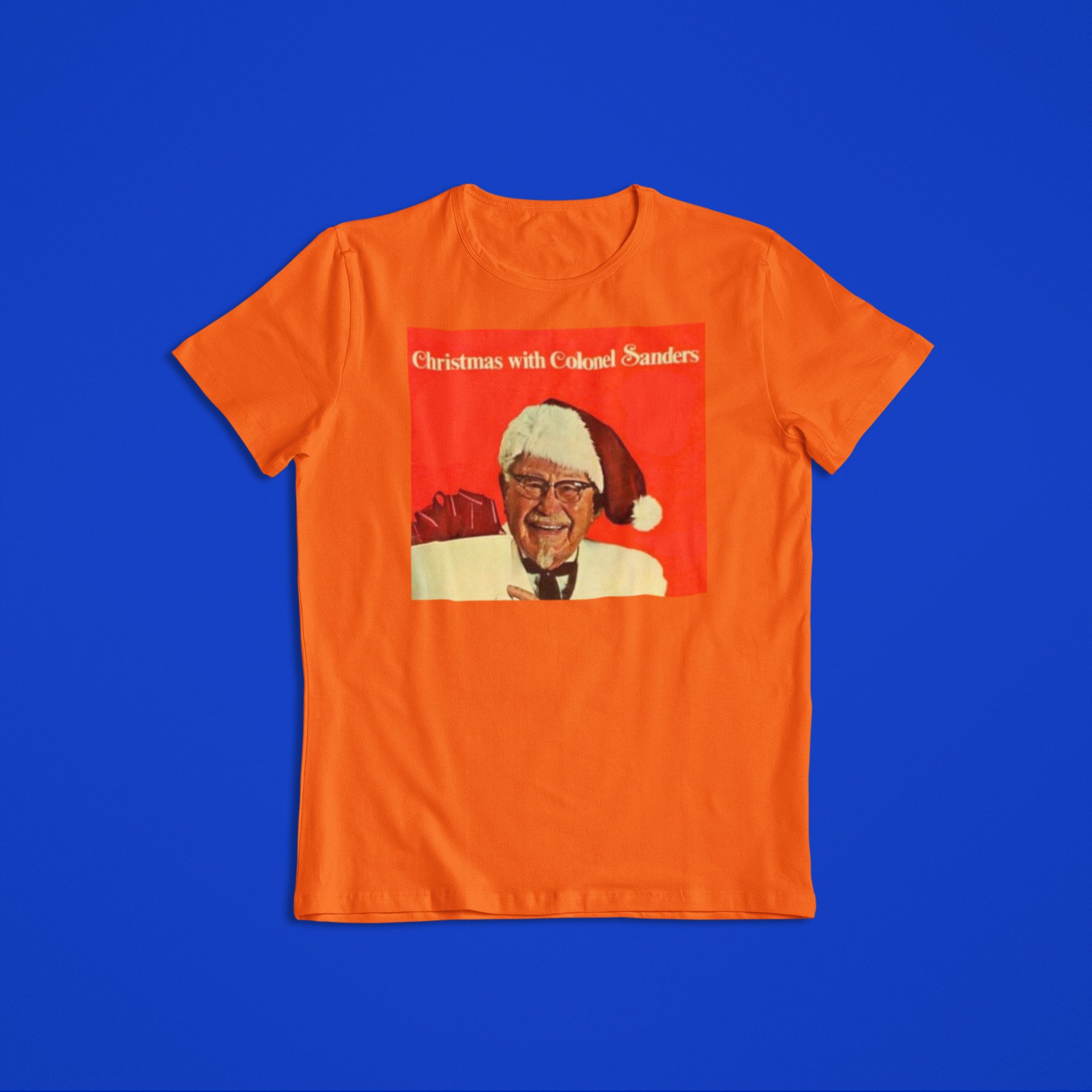80-90s Kernel Sanders KFC parody t shirt