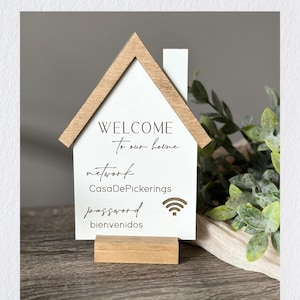 Wifi Password House, Airbnb Wifi Sign, Wifi Sign, Home Wifi Sign, Wifi Sign For Guests, Custom Sign, Welcome Wifi Sign, Guest Wifi, Welcome