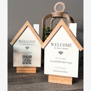 Wifi Password House, Airbnb Wifi Sign, Wifi Sign, Home Wifi Sign, Wifi Sign For Guests, Custom Sign, Welcome Wifi Sign, Guest Wifi, Welcome