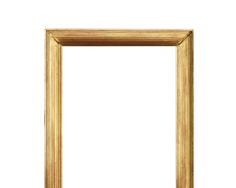 FLAVIA - Frame for painting/photo, Picture/photo frame, Wooden mirror, MIRROR frame, Made in Florence, Imperial, Decor, gold leaf