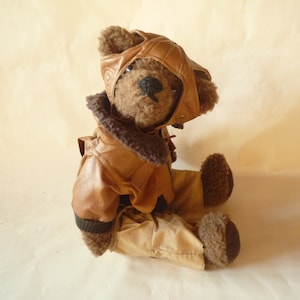 Aviator Teddy Bear 20&quot; Brown Custom Bear