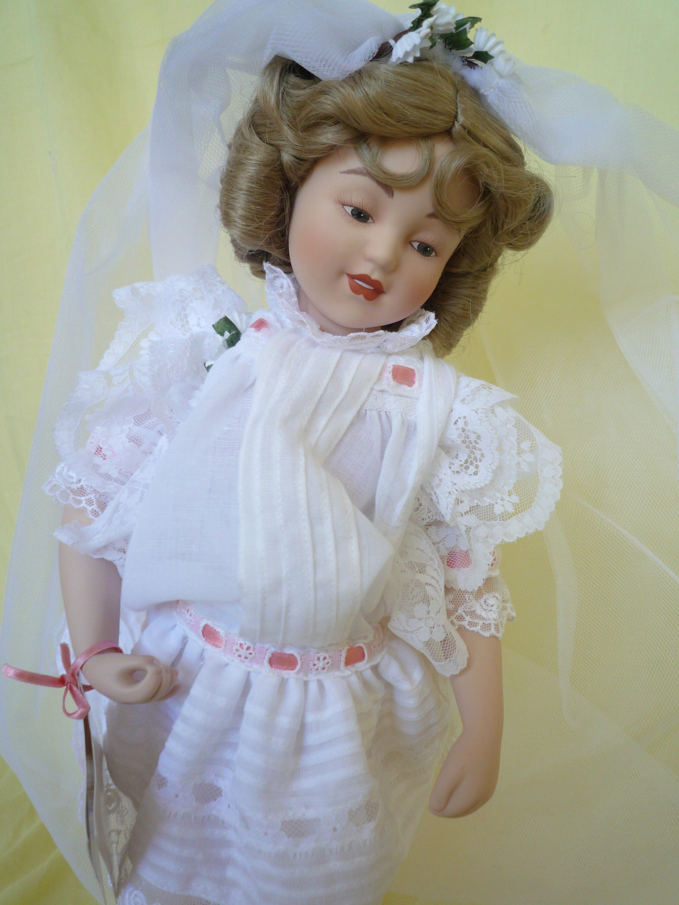 Playing Bride Porcelain 16 Doll by Maud Humphrey Bogart Etsy.de