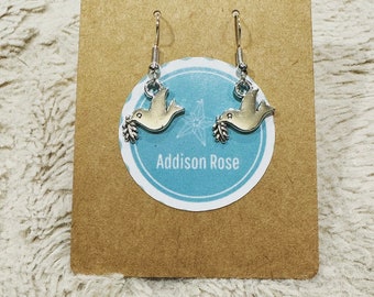 Dove Sterling Silver Earrings
