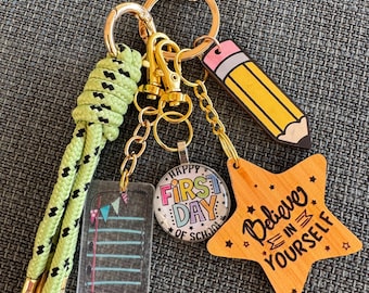 Happy First Day At School- Bag Charm/Keyring