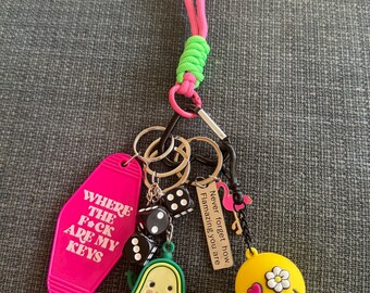 Where The Fuck Are My Keys- Bag Charm/Keyring