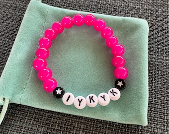 IYKYK Pink Handmade Bracelet