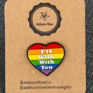 I’ll Walk With You- Enamel Pin Badge