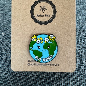 Be Kind Enamel Pin Badge