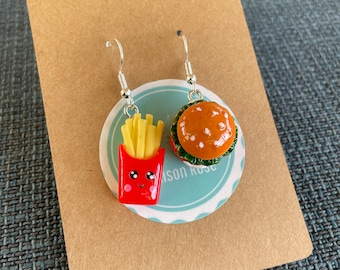Burger & Chips Earrings