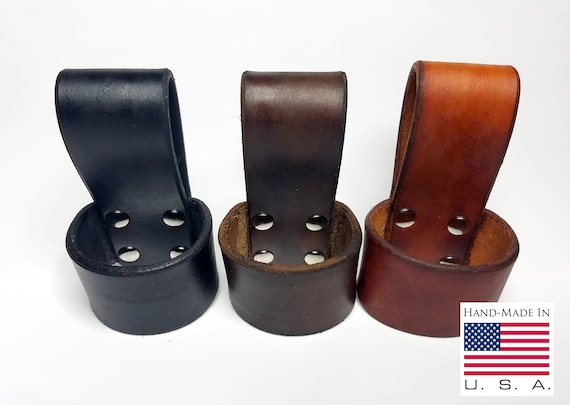 Leather Ax Belt Holder Holster Ax Belt Loop Handmade in USA Top Grade Leather