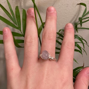 Amethyst Simple Wrap Ring