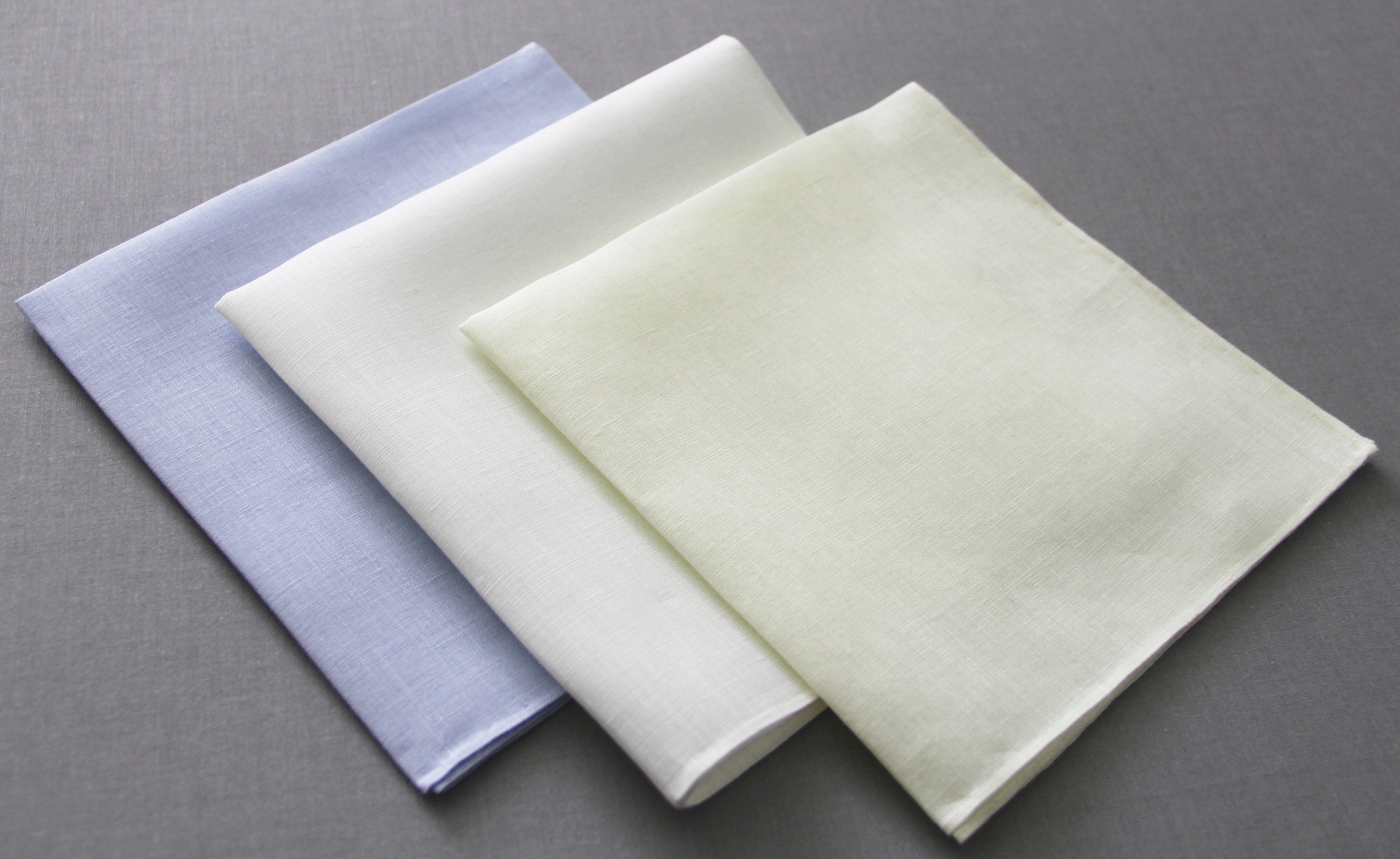 Men's Hand Rolled Irish Linen Pocket Squares The Etsy